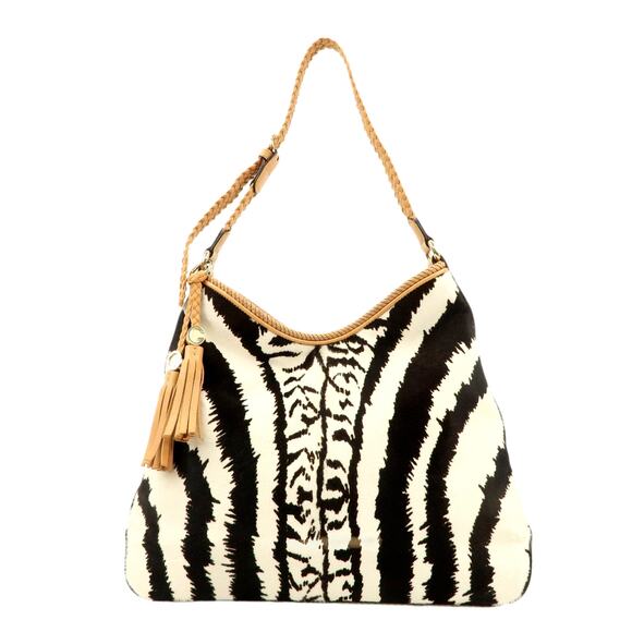 💎✨Authentic✨💎GUCCI Haraco Leather One Shoulder Bag Zebra - Picture 4 of 17